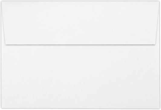 LUXPaper A10 Invitation Envelopes | Peel & Press | 6" x 9 1/2" | Bright White | 24lb. Text | 50 Qty