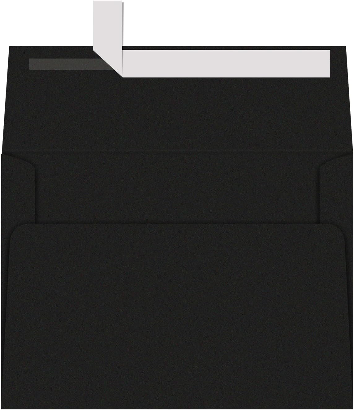 100 Pack A2 Black Envelopes Self Sealing Adhesive Perfect for Weddings, RSVP, Invitations, Baby Shower,Greeting Cards,Announcements, Thank You Notes| A2(4.375 x5.75 Inches)