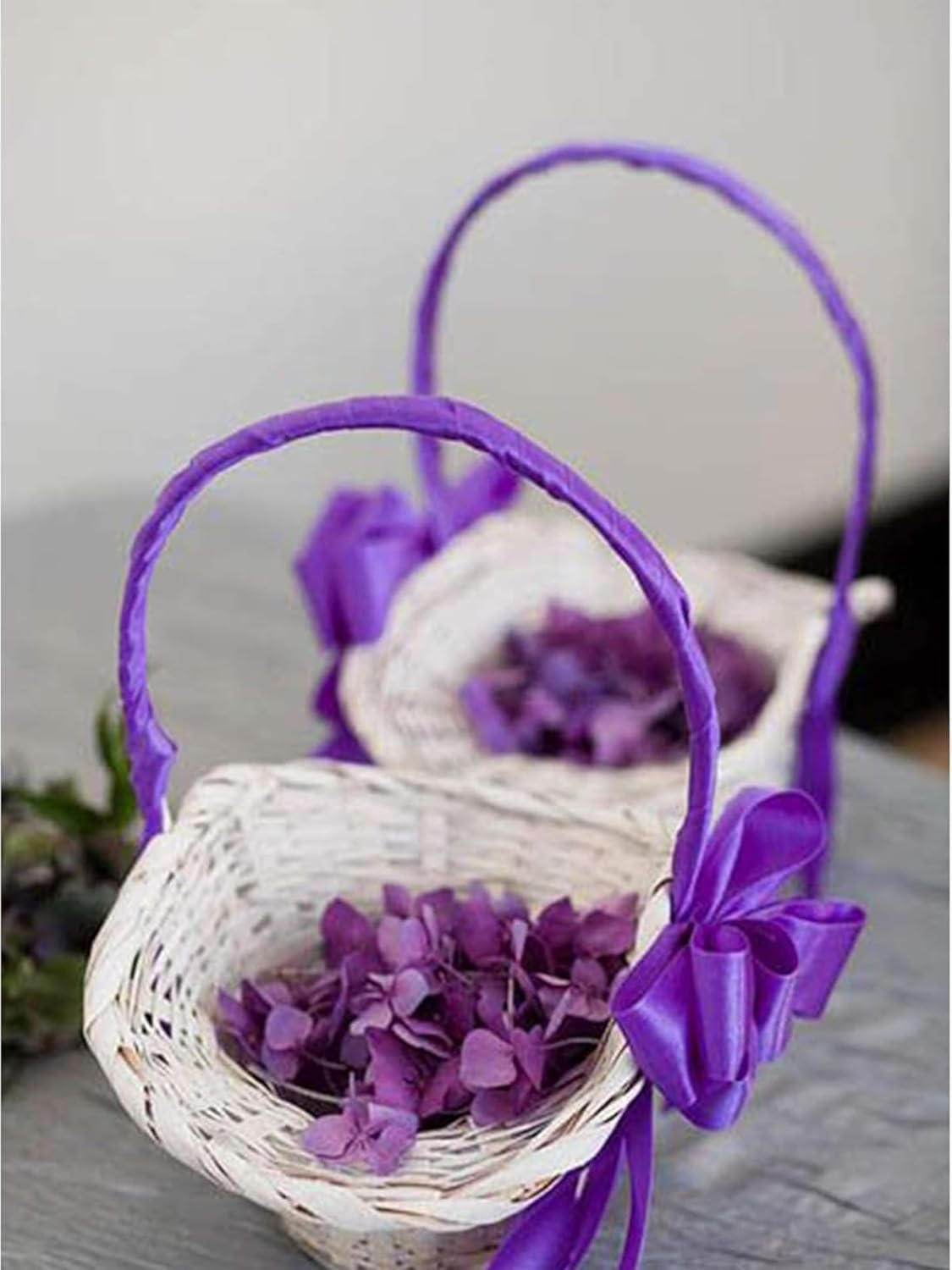 1 Inch Regal Purple Satin Ribbon 50 Yards Solid Fabric Ribbons for Gift Wrapping, Crafts, Floral Arrangements, Wedding, Party, Holiday Decor