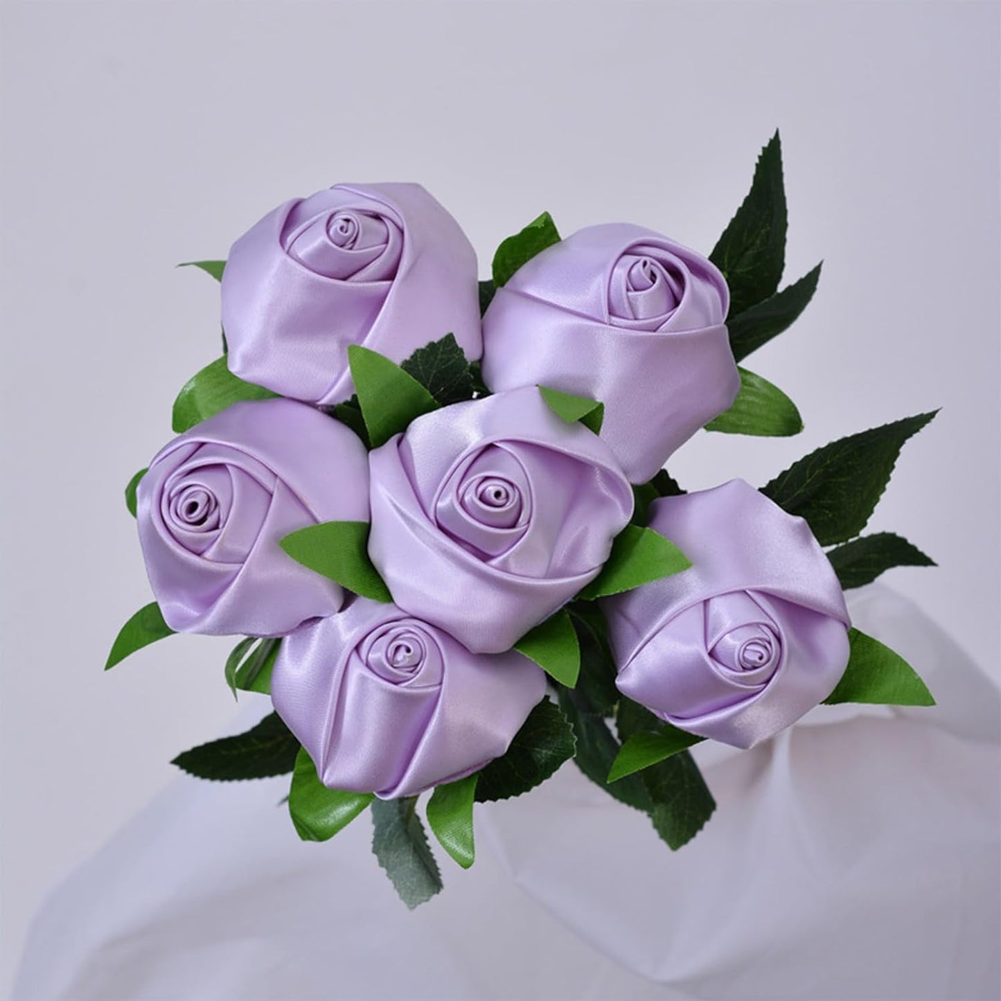 1 Inch Light Purple Satin Ribbon 50 Yards Solid Fabric Ribbons for Gift Wrapping, Crafts, Floral Arrangements, Wedding, Party, Holiday Decor