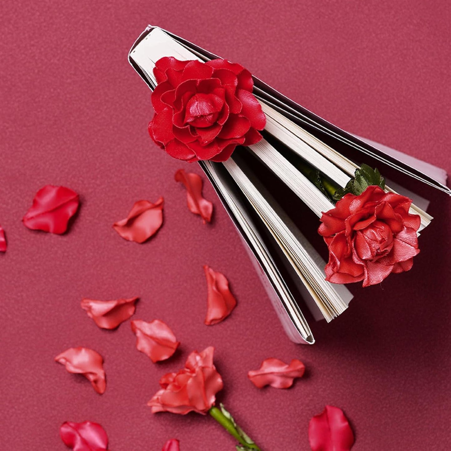 1 Inch Burgundy Satin Ribbon 50 Yards Solid Fabric Ribbons for Gift Wrapping, Crafts, Floral Arrangements, Wedding, Party, Holiday Decor