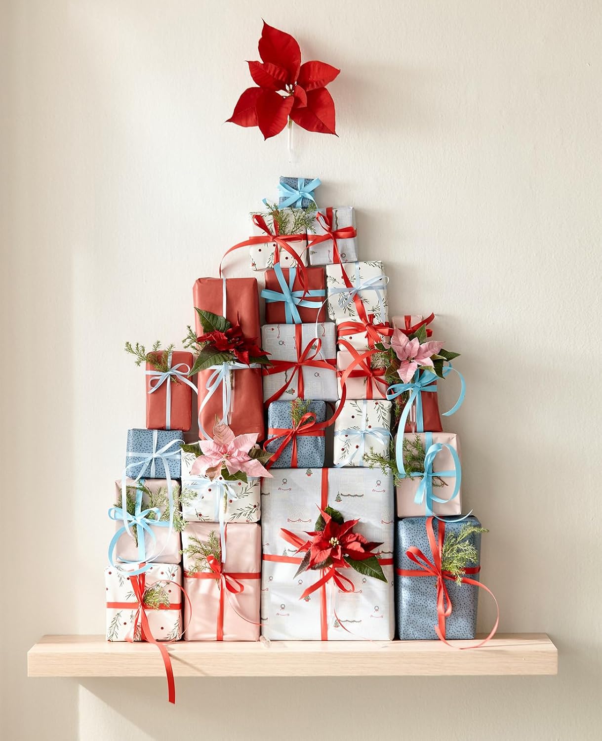 1 Inch Aqua Blue Satin Ribbon 50 Yards Solid Fabric Ribbons for Gift Wrapping, Crafts, Floral Arrangements, Wedding, Party, Holiday Decor