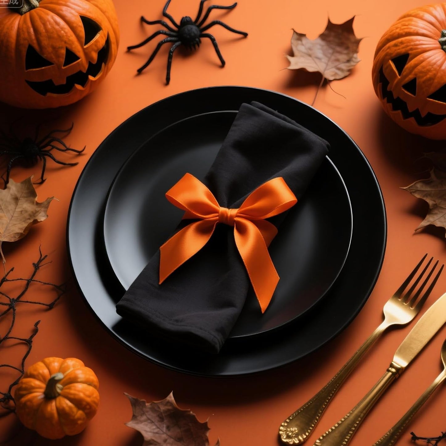 1 Inch Orange Ribbon, 25 Yards Orange Stain Ribbon for Gift Wrapping, Halloween, Christmas and Birthday Party Decoration, Craft, Flower Bouquet, Sewing