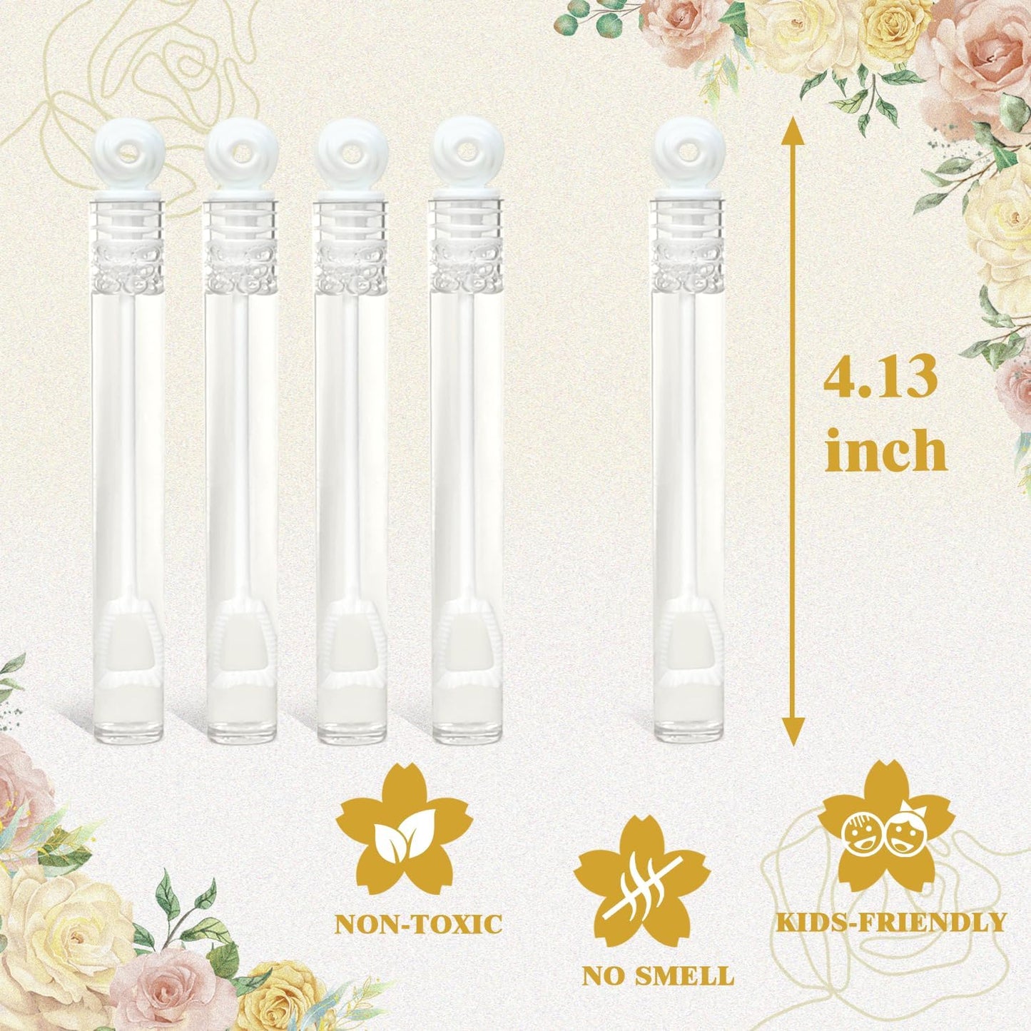 Bulk Mini Bubble Wands for Wedding 100 Count,Party Favors Supplies for Guest,Wedding Reception Send Off Activities Games for Kids & Adults, Non Candy Gift Bag Ideas Stuff for Engagement Anniversary